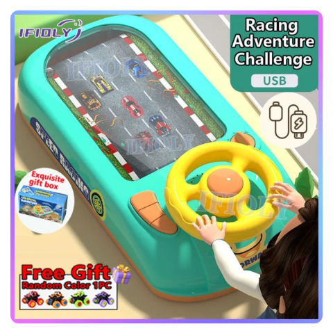 64% OFF 【Free gift+Exquisite gift box packaging】Simulated Driving Car Toy For Kids,Racing Rail Car Model Educational Toys Children Track Car Adventure Game Brain Game Mechanical Interactive Train Toy