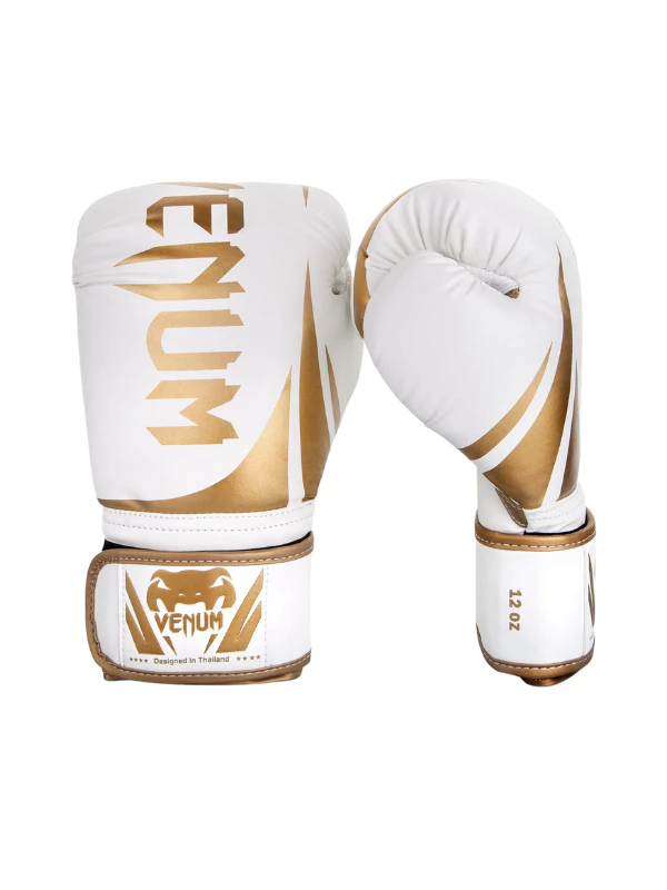 17% OFF VENUM Challenger 2.0 Boxing Gloves- WHITE/GOLD 10oz , 12oz , 14oz , 16oz