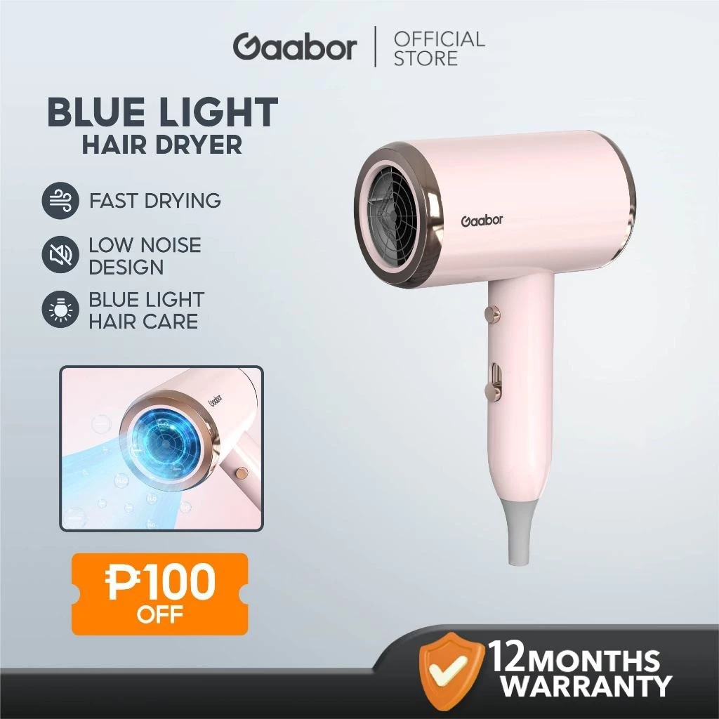43% OFF Gaabor Hair Dryer Double Temperature Protection 3-Gear Wind Power Fasting Drying