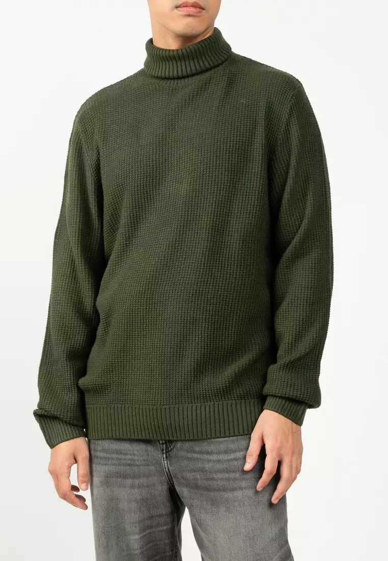 83% OFF Knit Roll Neck Sweater