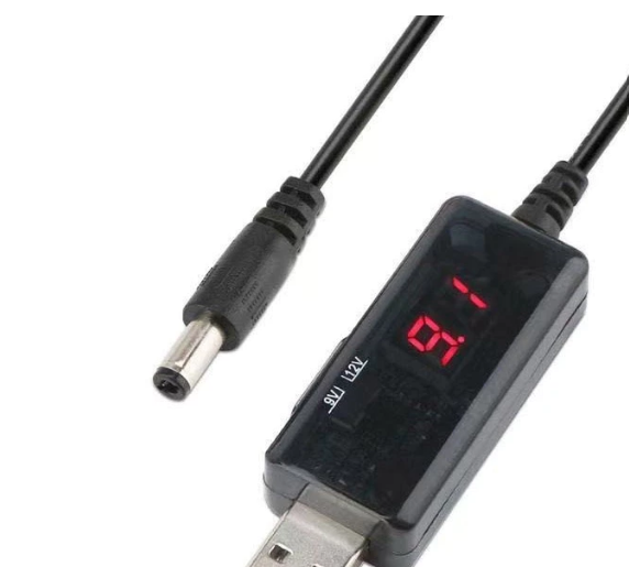 58% OFF KUKU DC 9V 12V USB Cable WiFi To Powerbank Cable Boost Converter Step-up Cord Connector