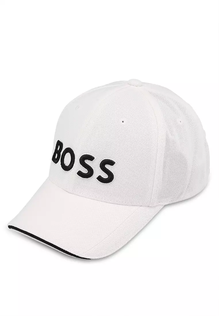 60% OFF BOSS Logo Embroidered Cap - BOSS Green