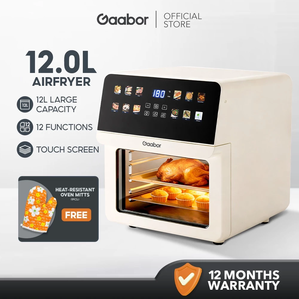 45% OFF Gaabor 12L 1700W Air Fryer Oven Intelligent Visual Window Touch Control Multi-functional AF-120T02