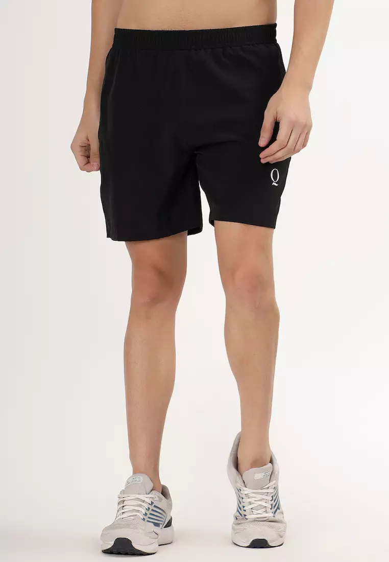 71% OFF QuirkyT Mens Black Activewear Short With Pocket, Training, Workout, Sportswear