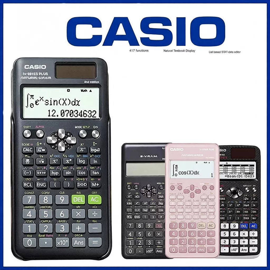 42% OFF Scientific Calculator CASIO Fx-991ES plus Solar portable rechargeable calculator | Black/Pink/blue