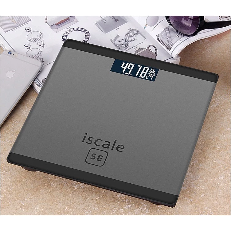 79% OFF ✅100% Original Smilee Iscale Digital LCD Electronic Tempered Glass bathroom weighing Scale