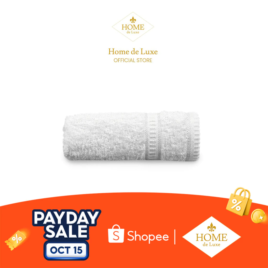 47% OFF Home de Luxe Premium 100% Cotton Face Towel - Turkish Border