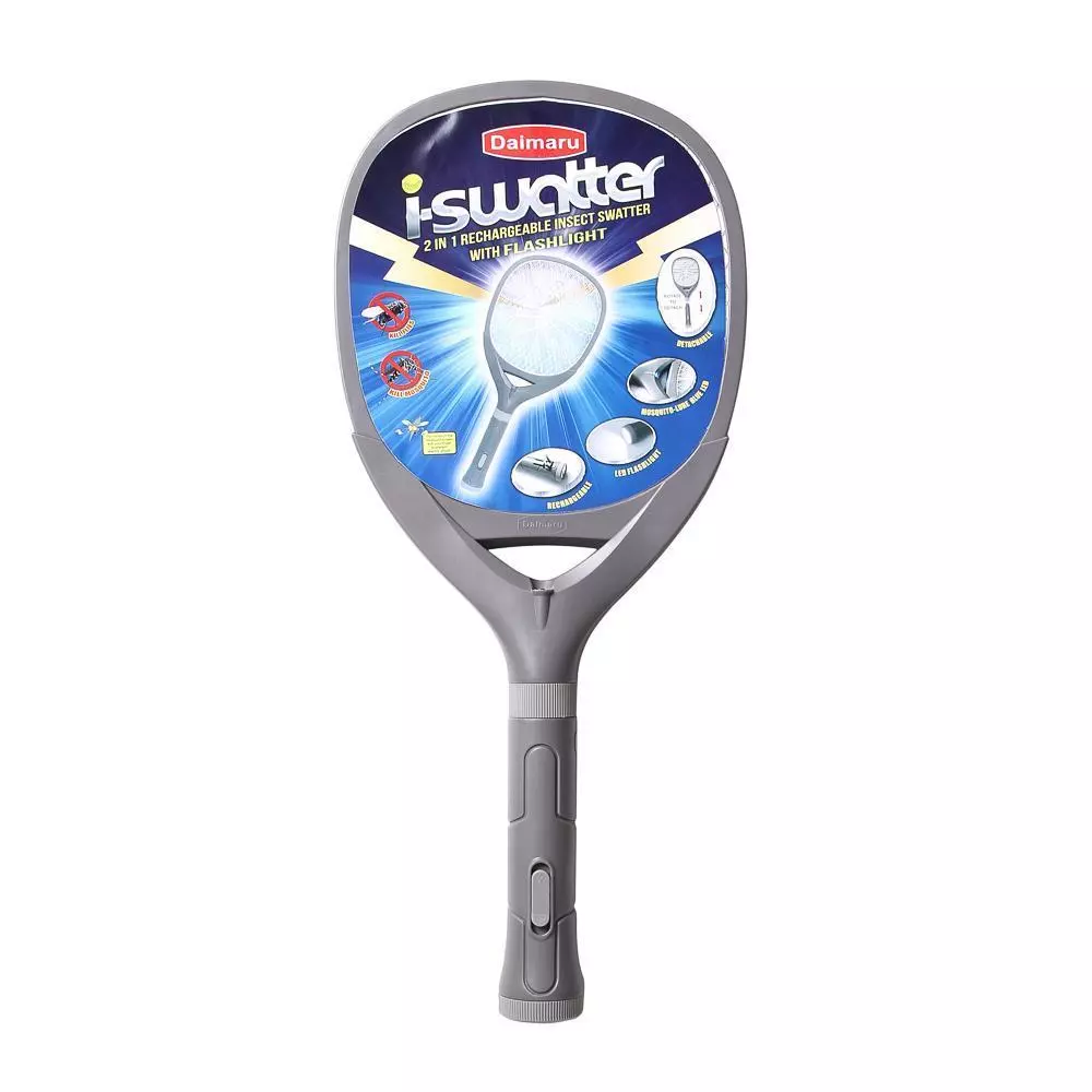 20% OFF DAIMARU iSwatter 2-in-1 Rechargeable Insect Swatter with Flash Light