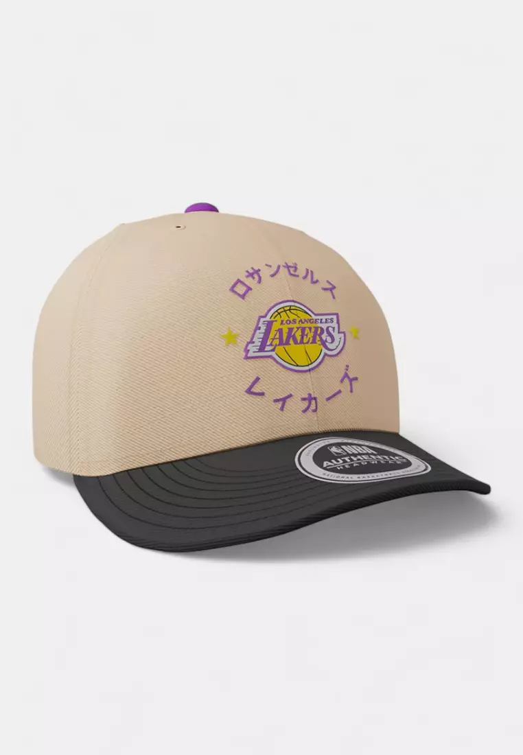 14% OFF NBA Los Angeles Lakers Mens Curved Cap Rising Sun Collection