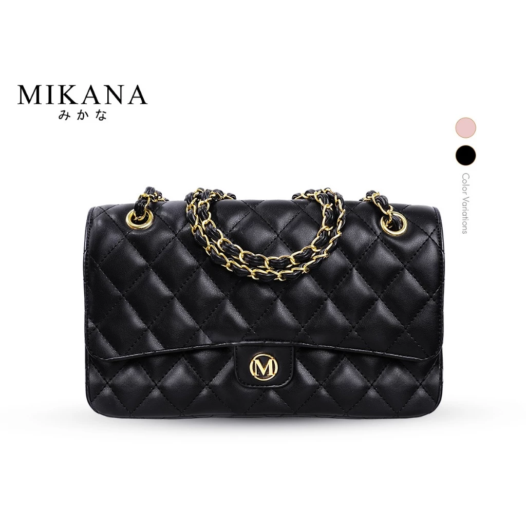 67% OFF Mikana Quillow Takamiko Leather Shoulder Bag for women sling flap bag school office quilted handbag