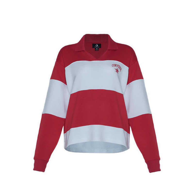 55% OFF Converse Retro Chuck Rugby Women's Jacket - Converse Red