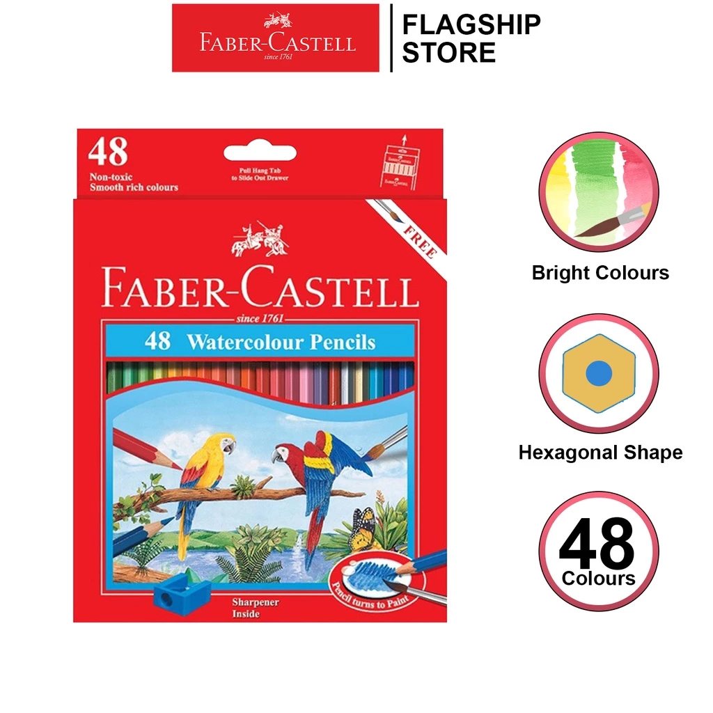 20% OFF Faber-Castell Watercolor Pencil 48 colors Long [12114468]