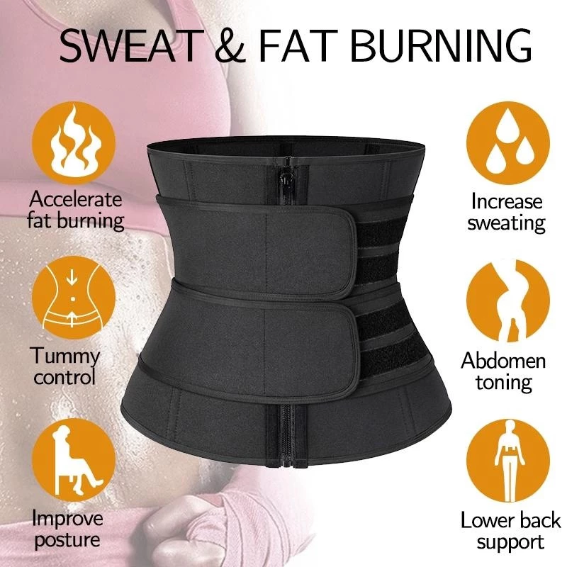 48% OFF Waist Trainer Body Shaper Tummy For Weight Loss Body Workout Belly Band Sports Girdle Hot Shaper