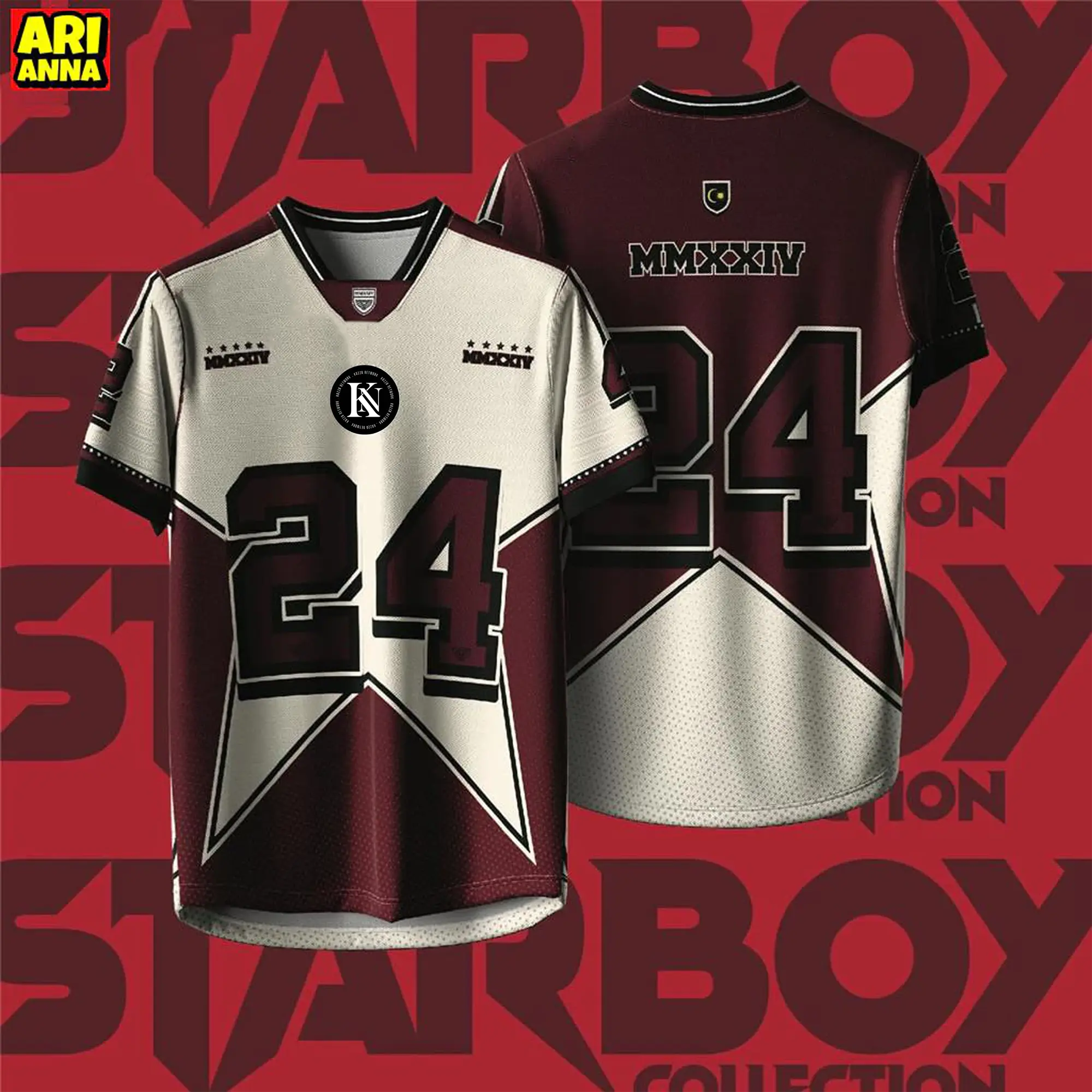 36% OFF【Free Custom Name & Number】2026 NFL Edition Jersey Baju Tshirt Lelaki Lengan Pendek Retro Collar Full Sublimation Microfiber Jersi Viral Tiktok Unisex Teamwear Ootd