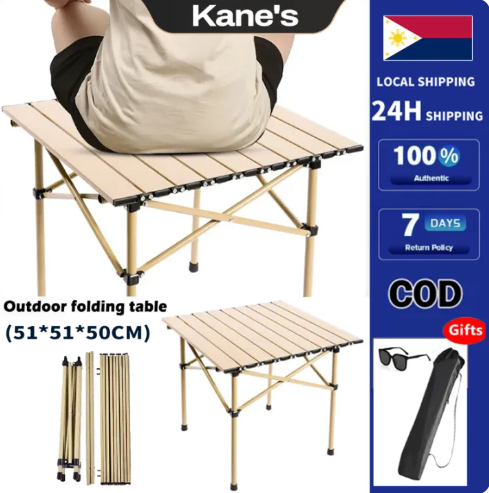 54% OFF Kane's Outdoor Folding Table Aluminum Alloy Camping Picnic Barbecue Table Portable Stall Table Outdoor camping folding table Outdoor camping suit