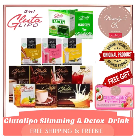 16% OFF Authentic Gluta Lipo Coffee Juice Milktea and Gold Series, Carbctrl | GLUTALIPO FREE SFO SOAP