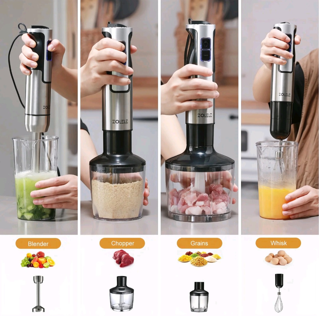 ZOLELE HB1200 4 in 1 immersion blender