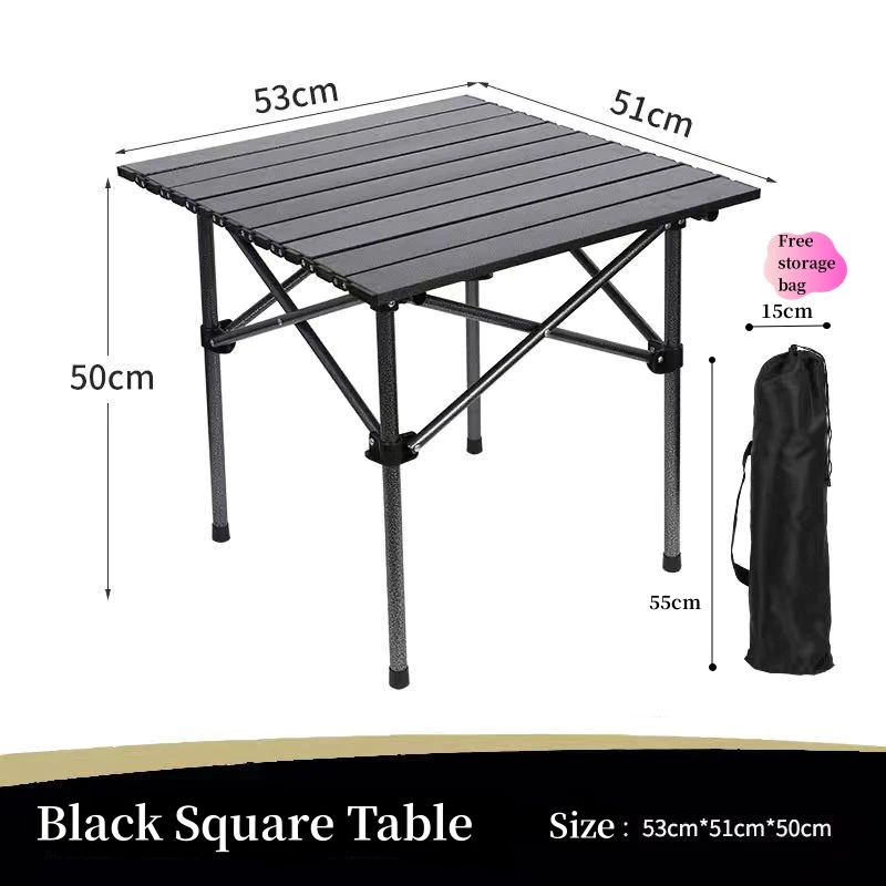 49% OFF Portable Folding Camping Table Heavy Duty Outdoor Table for Yard Balcony Picnic Travel