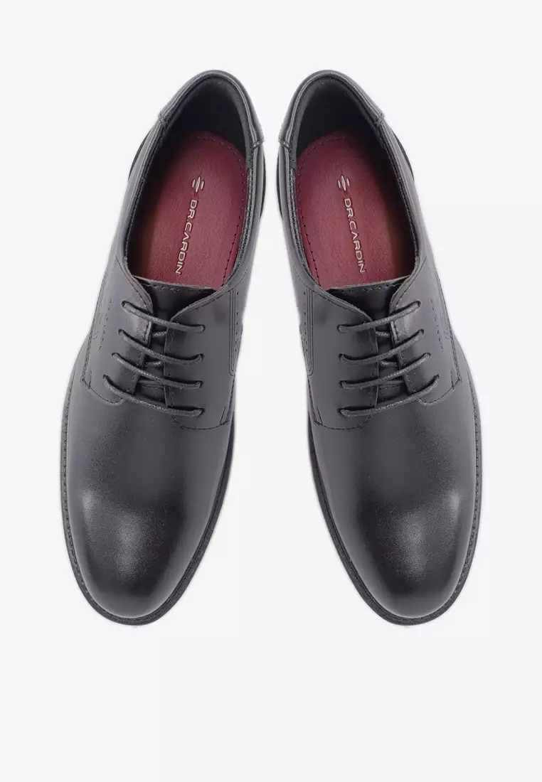 74% OFF Dr Cardin Men Faux Leather Formal Lace-Up Shoes PVB-6829
