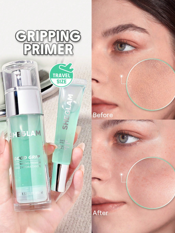 25% OFF Good Grip Hydrating Primer-Travel Size Brand Beauty Makeup Face Paint Cosmetic For Women Girls Perfect For Spring Summer Ideal For Y2K Fancy Fashion Suitable For Birthday Mother'S Day Gift Rave Party Ready Best Color
