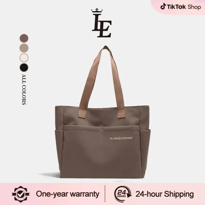 79% OFF ISLAND ELEPHANT Queen Large Capacity Canvas Tote Bag for Women Handbags Totes Shoulder Bag